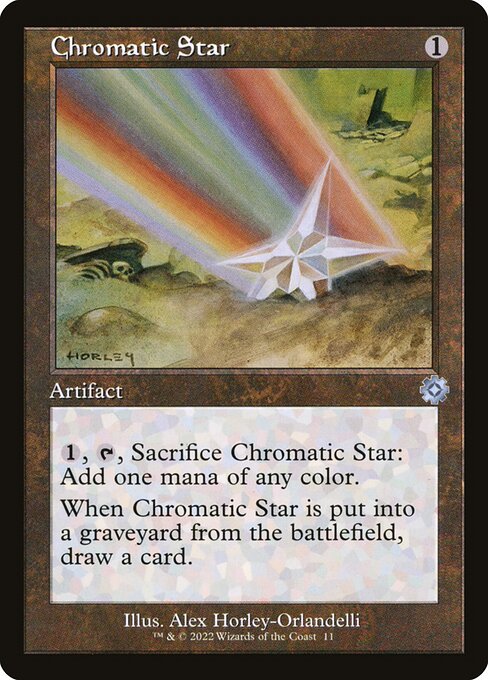 The Brothers' War Retro Artifacts - 11 - Chromatic Star - Uncommon - C - Foil (Front)