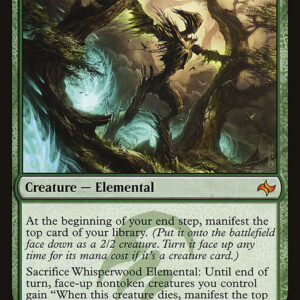 Fate Reforged - 145 - Whisperwood Elemental - Mythic - G - Non-foil (Front)