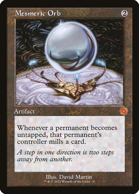 The Brothers' War Retro Artifacts - 31 - Mesmeric Orb - Mythic - C - Non-foil (Front)
