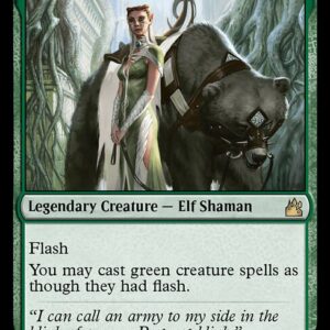 Ravnica Remastered - 162 - Yeva, Nature's Herald - Rare - G - Foil (Front)