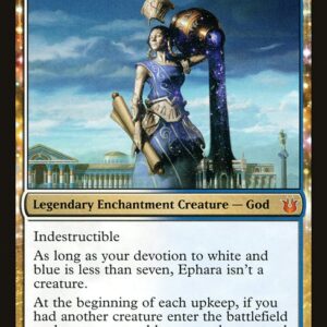 Born of the Gods - 145 - Ephara, God of the Polis - Mythic - WU - Non-foil (Front)