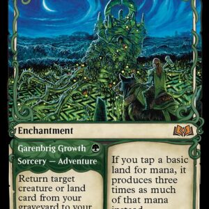 Wilds of Eldraine - 284 - Virtue of Strength // Garenbrig Growth - Mythic - G - Non-foil (Front)