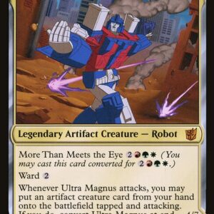 Transformers - 15 - Ultra Magnus, Tactician // Ultra Magnus, Armored Carrier - Mythic - C - Non-foil (Front)