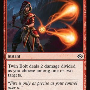 Tarkir: Dragonstorm - 128 - Twin Bolt - Common - R - Non-foil (Front)