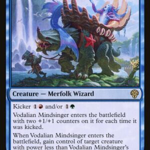 Dominaria United Promos - 76p - Vodalian Mindsinger - Rare - U - Foil - Promo (Front)