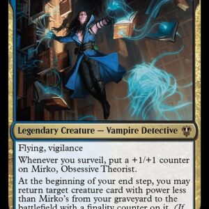 Murders at Karlov Manor Commander - 2 - Mirko, Obsessive Theorist - Mythic - UB - Foil (Front)