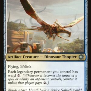 March of the Machine: The Aftermath - 31 - Gold-Forged Thopteryx - Uncommon - WU - Foil (Front)