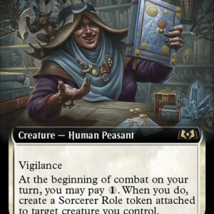 Wilds of Eldraine - 327 - Spellbook Vendor - Rare - W - Foil (Front)