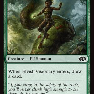 Foundations Jumpstart - 145 - Elvish Visionary - Common - G - Non-foil (Front)
