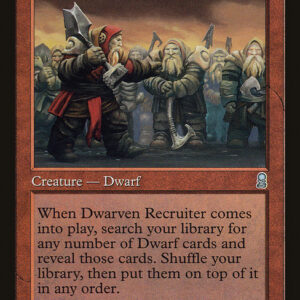 Odyssey - 186 - Dwarven Recruiter - Uncommon - R - Non-foil (Front)