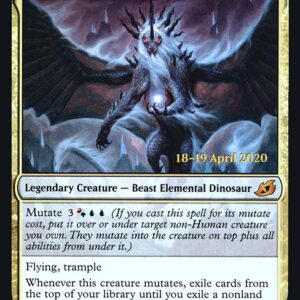 Ikoria: Lair of Behemoths Promos - 190s - Illuna, Apex of Wishes - Mythic - Multi - Foil - Datestamped Promo (Front)