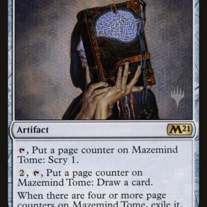 Core Set 2021 Promos - 232p - Mazemind Tome - Rare - C - Non-foil - Promo (Front)