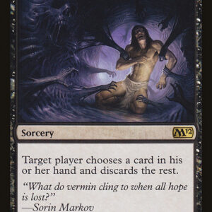 Magic 2012 - 102 - Monomania - Rare - B - Non-foil (Front)