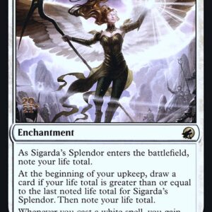 Innistrad: Midnight Hunt Promos - 33s - Sigarda's Splendor - Rare - W - Foil - Datestamped Promo (Front)