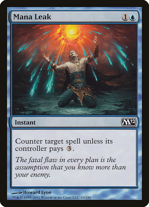 Magic 2012 - 63 - Mana Leak - Common - U - Non-foil (Front)