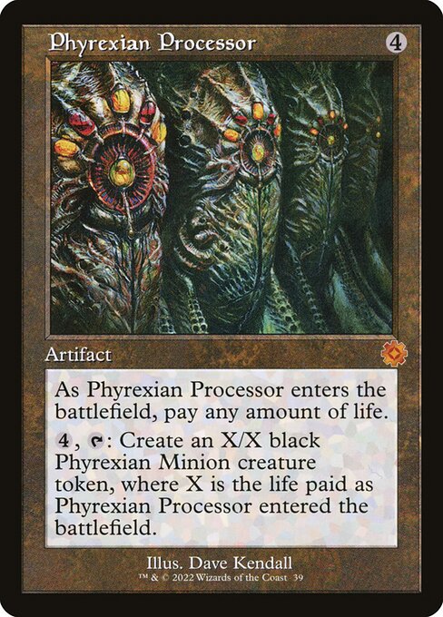 The Brothers' War Retro Artifacts - 39 - Phyrexian Processor - Mythic - C - Non-foil (Front)