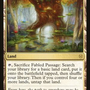 Throne of Eldraine Promos - 244p - Fabled Passage - Rare - C - Non-foil - Promo (Front)