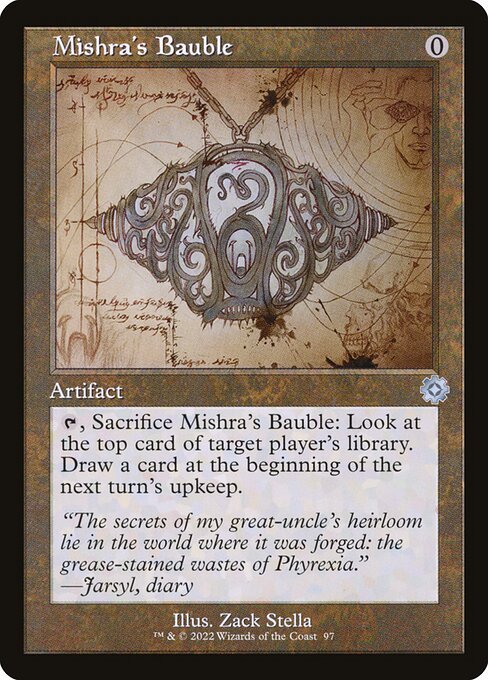 The Brothers' War Retro Artifacts - 97 - Mishra's Bauble - Uncommon - C - Foil (Front)