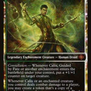 March of the Machine: The Aftermath - 76 - Calix, Guided by Fate - Mythic - WG - Non-foil (Front)