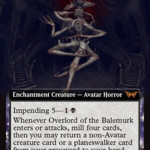 Duskmourn: House of Horror - 377 - Overlord of the Balemurk - Mythic - B - Foil (Front)