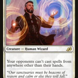 Ikoria: Lair of Behemoths Promos - 11p - Drannith Magistrate - Rare - W - Non-foil - Promo (Front)