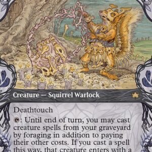 Bloomburrow - 312 - Osteomancer Adept - Rare - B - Foil (Front)