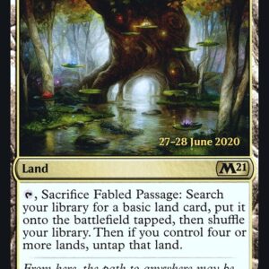 Core Set 2021 Promos - 246s - Fabled Passage - Rare - C - Foil - Datestamped Promo (Front)