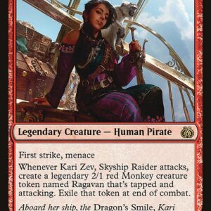 Aether Revolt - 87 - Kari Zev, Skyship Raider - Rare - R - Non-foil (Front)