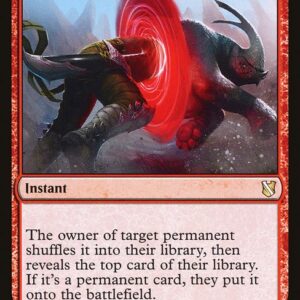 Commander 2019 - 136 - Chaos Warp - Rare - R - Non-foil (Front)