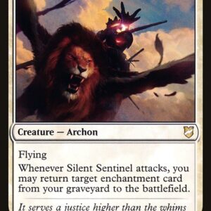 Commander 2018 - 75 - Silent Sentinel - Rare - W - Non-foil (Front)