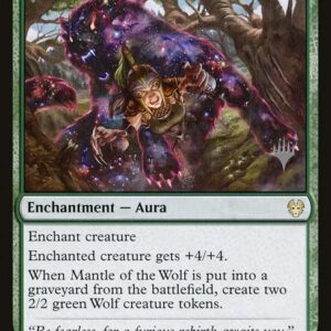 Theros Beyond Death Promos - 178p - Mantle of the Wolf - Rare - G - Foil - Promo (Front)