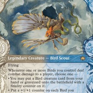 Bloomburrow - 335 - Kastral, the Windcrested - Rare - WU - Non-foil (Front)