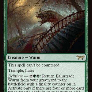Duskmourn: House of Horror - 168 - Balustrade Wurm - Rare - G - Non-foil (Front)