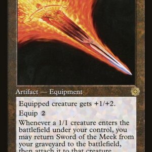 The Brothers' War Retro Artifacts - 59 - Sword of the Meek - Rare - C - Foil (Front)