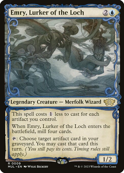 Multiverse Legends - 9 - Emry, Lurker of the Loch - Rare - U - Non-foil (Front)