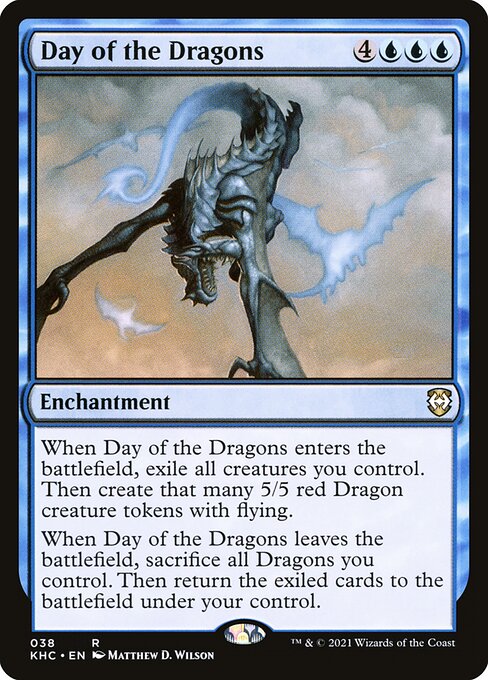 Kaldheim Commander - 38 - Day of the Dragons - Rare - U - Non-foil (Front)