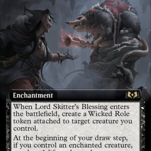 Wilds of Eldraine - 340 - Lord Skitter's Blessing - Rare - B - Non-foil (Front)