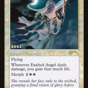 30th Anniversary Play Promos - 10 - Exalted Angel - Rare - W - Foil - Datestamped Promo (Front)