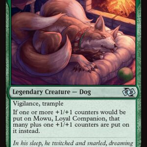 Foundations Jumpstart - 79 - Mowu, Loyal Companion - Uncommon - G - Non-foil (Front)