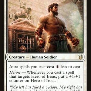 Born of the Gods - 17 - Hero of Iroas - Rare - W - Non-foil (Front)