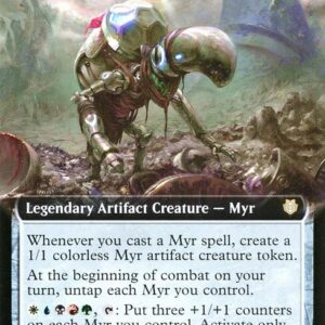 Phyrexia: All Will Be One Commander - 42 - Urtet, Remnant of Memnarch - Rare - C - Foil (Front)