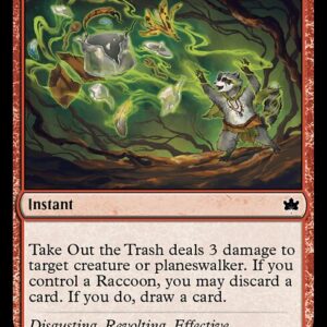 Bloomburrow - 156 - Take Out the Trash - Common - R - Foil (Front)
