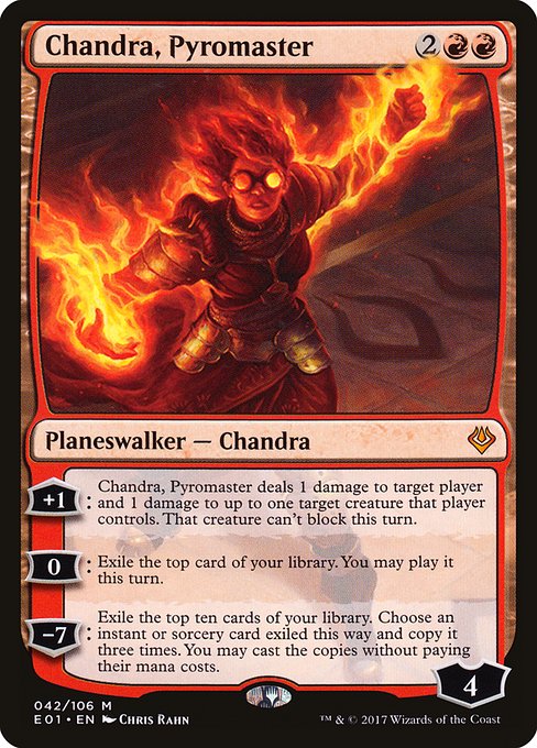 Archenemy: Nicol Bolas - 42 - Chandra, Pyromaster - Mythic - R - Non-foil (Front)