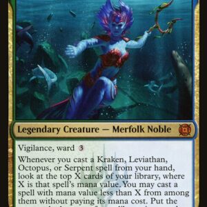 March of the Machine: The Aftermath - 35 - Kiora, Sovereign of the Deep - Mythic - UG - Non-foil (Front)