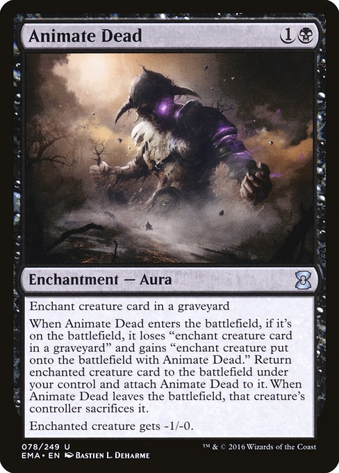 Eternal Masters - 78 - Animate Dead - Uncommon - B - Non-foil (Front)