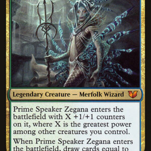 Commander 2015 - 230 - Prime Speaker Zegana - Mythic - UG - Non-foil (Front)