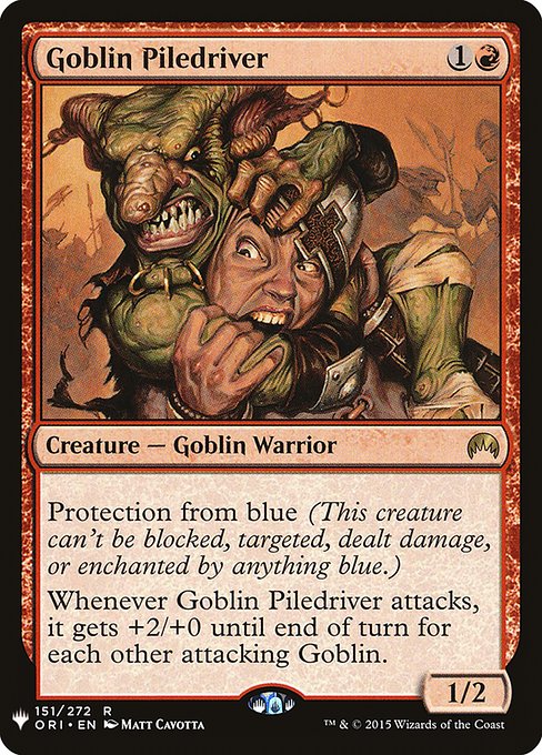 The List - ORI-151 - Goblin Piledriver - Rare - R - Non-foil (Front)