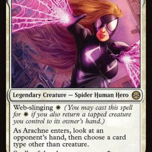 Marvel's Spider-Man - 2 - Arachne, Psionic Weaver - Rare - W - Non-foil (Front)