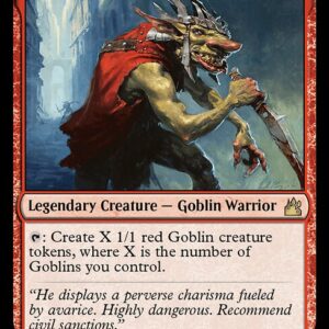 Ravnica Remastered - 114 - Krenko, Mob Boss - Rare - R - Foil (Front)