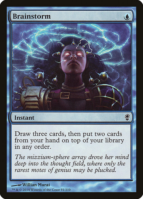 Conspiracy - 91 - Brainstorm - Common - U - Non-foil (Front)